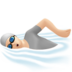 苹果系统里的游泳:浅肤色emoji表情