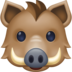 Facebook上的野猪emoji表情