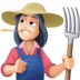 Facebook上的女农夫:浅肤色emoji表情