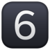 Facebook上的键帽数字6emoji表情