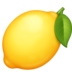Facebook上的柠檬emoji表情