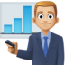Facebook上的男职员:中浅肤色emoji表情