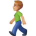 Facebook上的行走的男人:中等浅肤色emoji表情