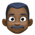 Facebook上的男士:深色肤色emoji表情