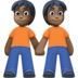 Facebook上的手牵手：深色肤色emoji表情