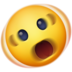 Facebook上的摇晃的脸emoji表情