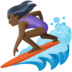 Facebook上的女子冲浪:深色肤色emoji表情