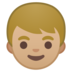 安卓系统里的男孩:中等偏浅肤色emoji表情