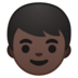 安卓系统里的男孩:深色肤色emoji表情