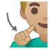 安卓系统里的聋人：中浅肤色emoji表情