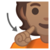 安卓系统里的聋人:中等肤色emoji表情