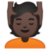 安卓系统里的按摩者:深色肤色emoji表情