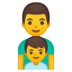 安卓系统里的家人:兄弟emoji表情