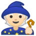 安卓系统里的法师:浅肤色emoji表情