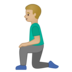 安卓系统里的跪男:中浅肤色emoji表情