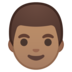 安卓系统里的男:中等肤色emoji表情