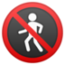 安卓系统里的禁止行人emoji表情