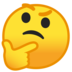 安卓系统里的思考的脸emoji表情