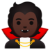 安卓系统里的吸血鬼：深色肤色emoji表情