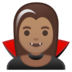 安卓系统里的女吸血鬼:中等肤色emoji表情