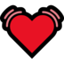 Windows系统里的跳动的心脏emoji表情
