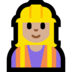 Windows系统里的女工:中浅肤色emoji表情