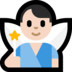 Windows系统里的男仙子：浅肤色emoji表情