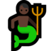 Windows系统里的人鱼:深色肤色emoji表情