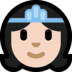Windows系统里的公主:浅肤色emoji表情