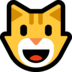 Windows系统里的笑脸猫emoji表情