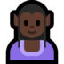 Windows系统里的女精灵:深色肤色emoji表情
