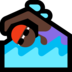 Windows系统里的女子游泳：深色肤色emoji表情