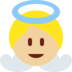 Twitter里的小天使:中等浅肤色emoji表情