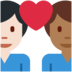 Twitter里的情侣: 男人男人中等-深肤色较浅肤色emoji表情