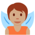 Twitter里的仙女:中等肤色emoji表情