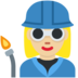 Twitter里的工厂女人:中浅肤色emoji表情