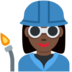 Twitter里的工厂女人:深色肤色emoji表情