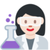 Twitter里的女科学家:浅肤色emoji表情