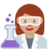 Twitter里的女科学家:中等肤色emoji表情