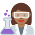 Twitter里的女科学家:中黑肤色emoji表情