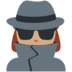 Twitter里的女侦探:中等肤色emoji表情
