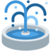 Twitter里的喷泉emoji表情