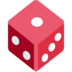 Twitter里的游戏骰子emoji表情