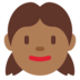 Twitter里的女孩:中黑肤色emoji表情