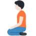 Twitter里的下跪者:浅肤色emoji表情
