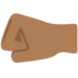 Twitter里的左拳:中黑肤色emoji表情