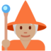 Twitter里的法师:中等肤色emoji表情