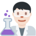 Twitter里的男科学家:浅肤色emoji表情