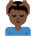 Twitter里的男士按摩：深色肤色emoji表情