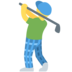 Twitter里的男子高尔夫emoji表情